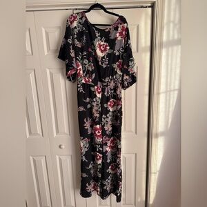 Easel Los Angeles Floral Jumpsuit